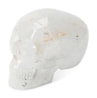 A Large Carved Rock Crystal Skull