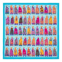 Three Hermès 70cm Cotton Scarf, 1990-2010s