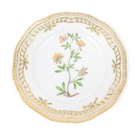Eleven Royal Copenhagen Flora Danica Salad Plates