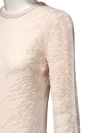 Guy Laroche Haute Couture, Beaded Cream Gown & Ostrich Cape