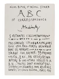 ABC de correspondance (complete portfolio of five with original folio with text), 1987