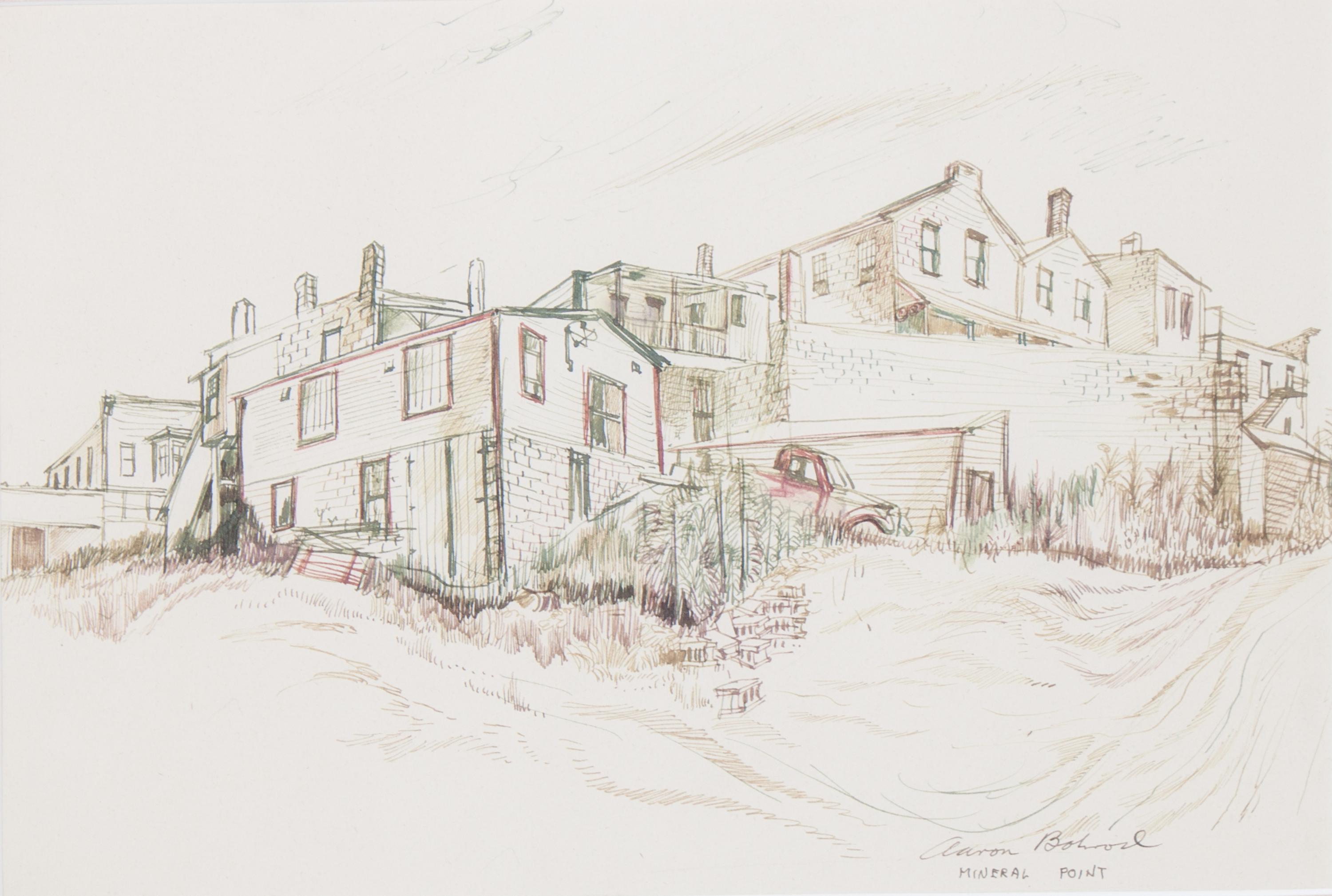 Aaron Bohrod, (Wisconsin, 1907-1992), Mineral Point