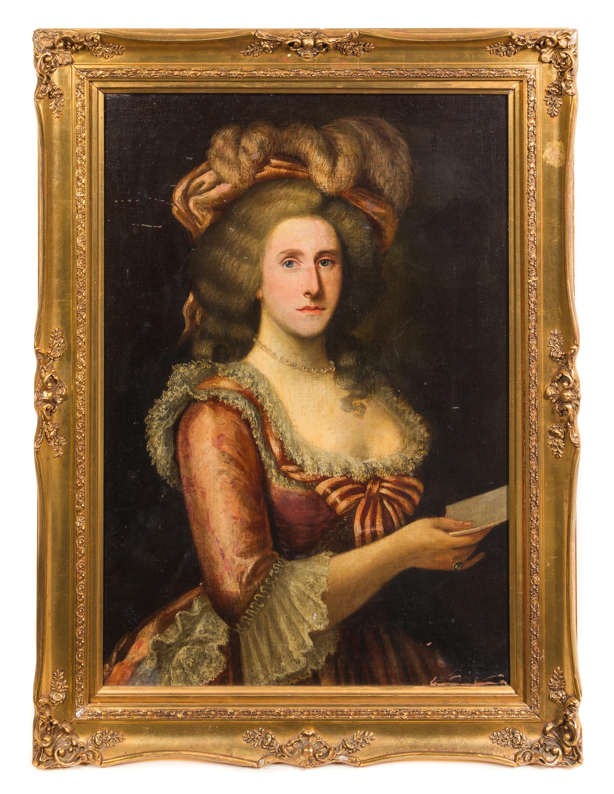 English School, (Late 18th Century), Portrait of a Lady
