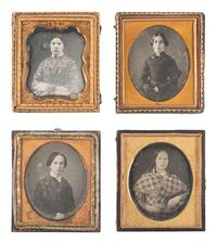 [EARLY PHOTOGRAPHY]. 30 sixth plate daguerreotypes of lovely ladies.