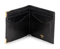 Two Gucci Black Lizard Items; One Women's Bag, One Men's Wallet, 1970-90s