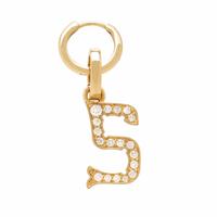 Marie Lichtenberg, Yellow Gold and Diamond 'S' Charm