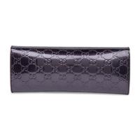 Gucci, Purple Patent Monogram Clutch