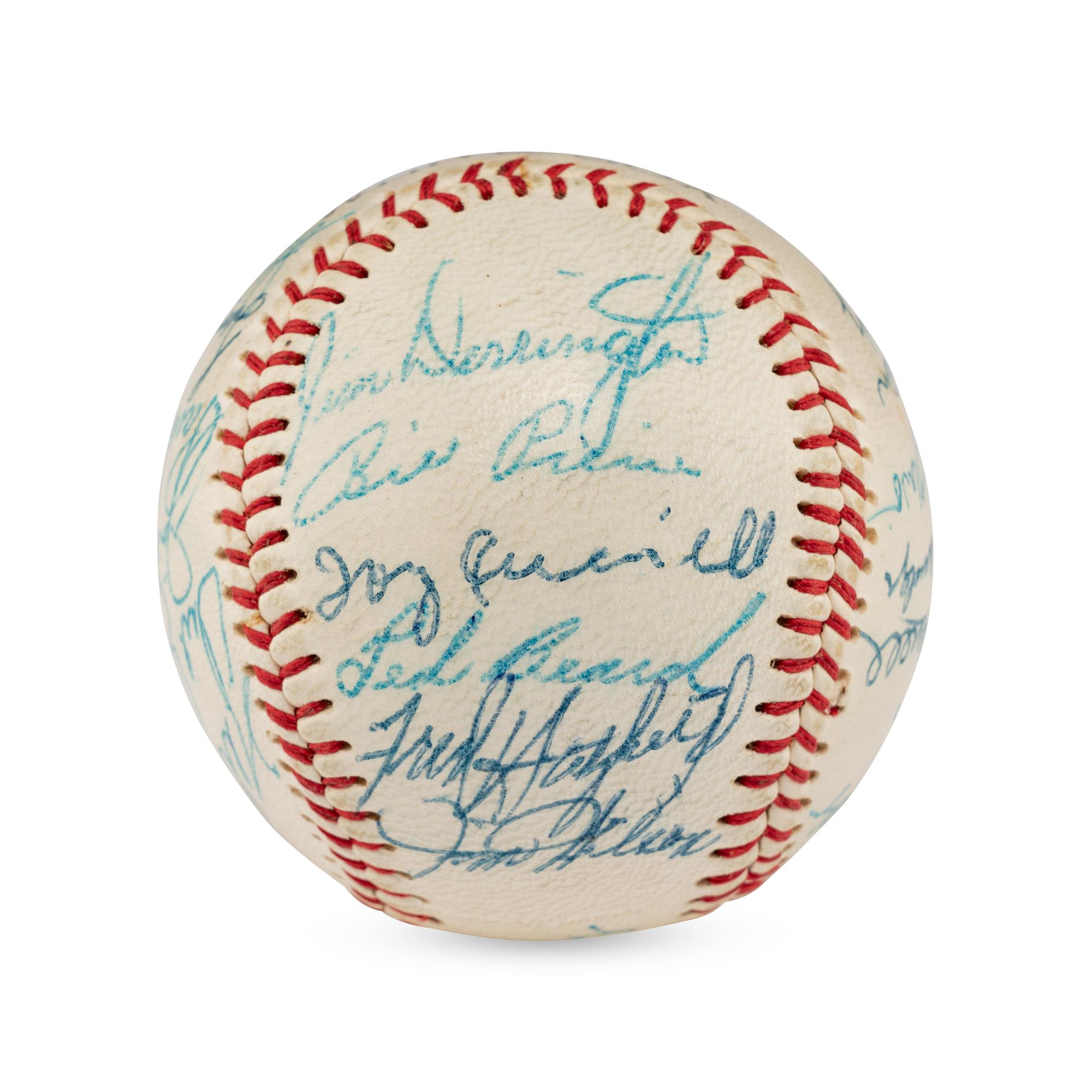 A 1957 Chicago White Sox Team Signed Autograph Baseball,