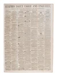 [AFRICAN AMERICANA]. Print ephemera related to enslavement and racism, comprising: