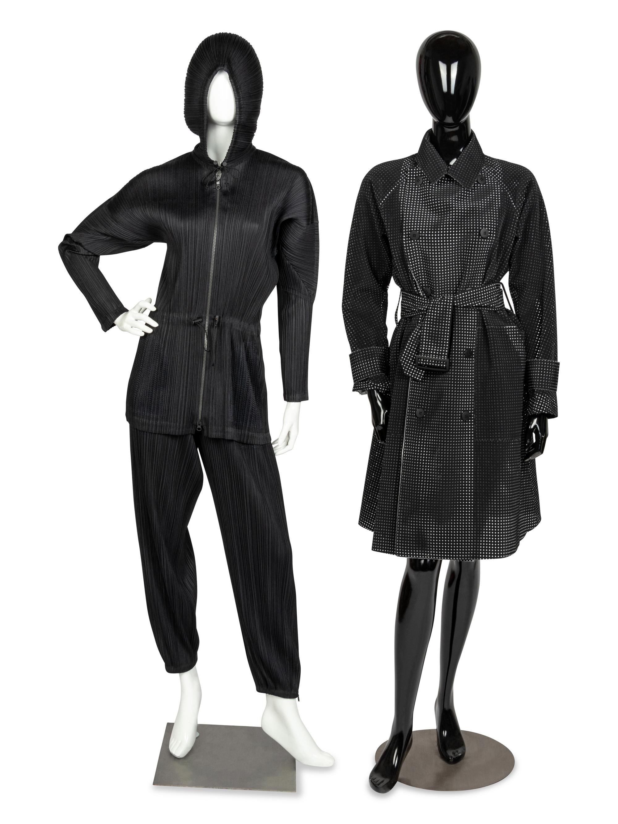 Issey Miyake Ensemble and Coat, 1990s
