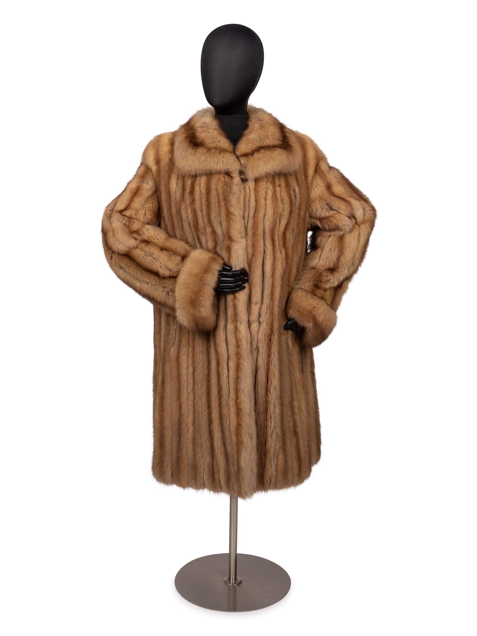 Neiman Marcus Sable Fur Coat, 1990s