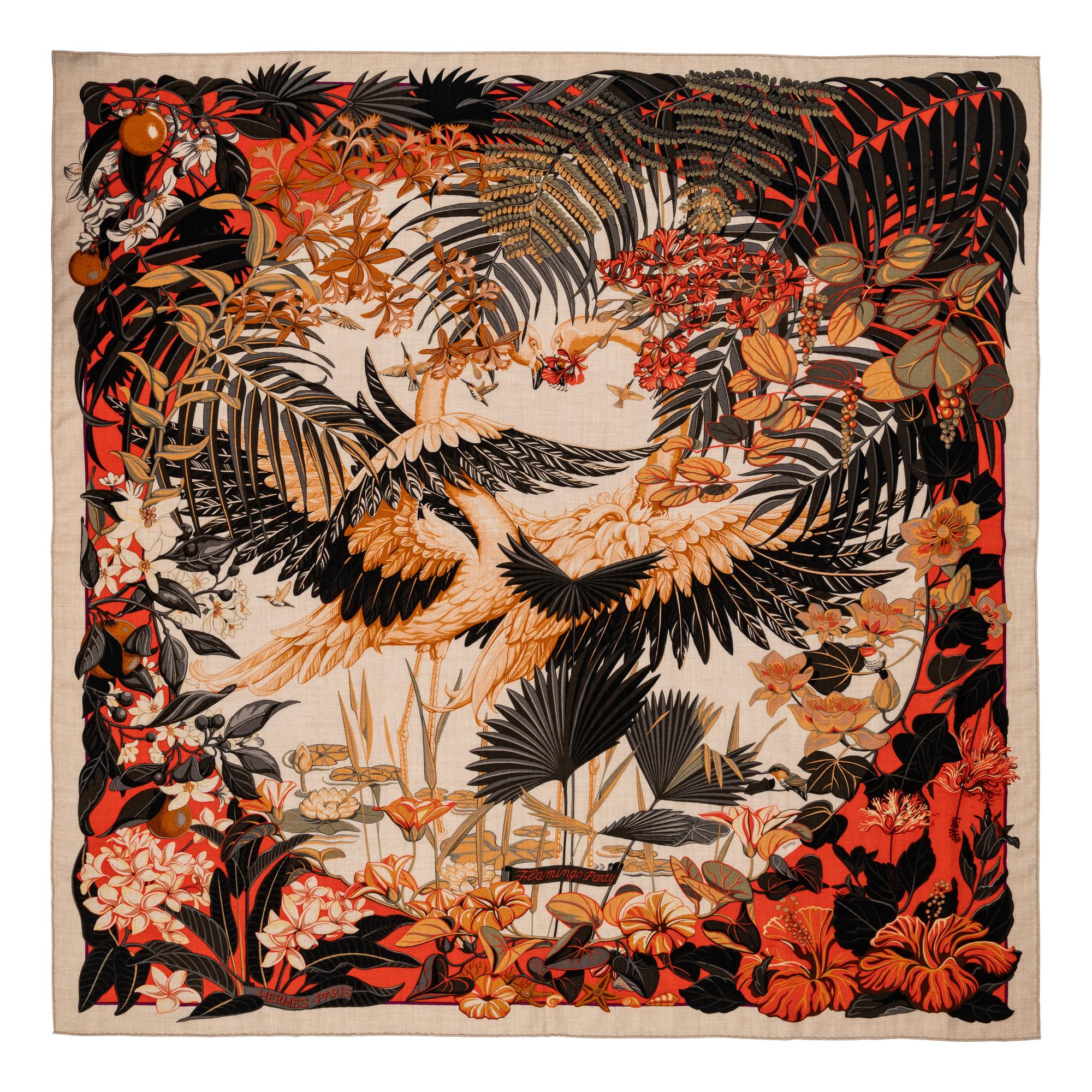 Hermès 140cm Cashmere/Silk Scarf