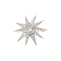 ANTIQUE, DIAMOND STAR BROOCH