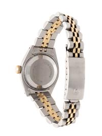 ROLEX, REF. 6917 STAINLESS STEEL AND 14K YELLOW GOLD 'OYSTER PERPETUAL DATE' WATCH