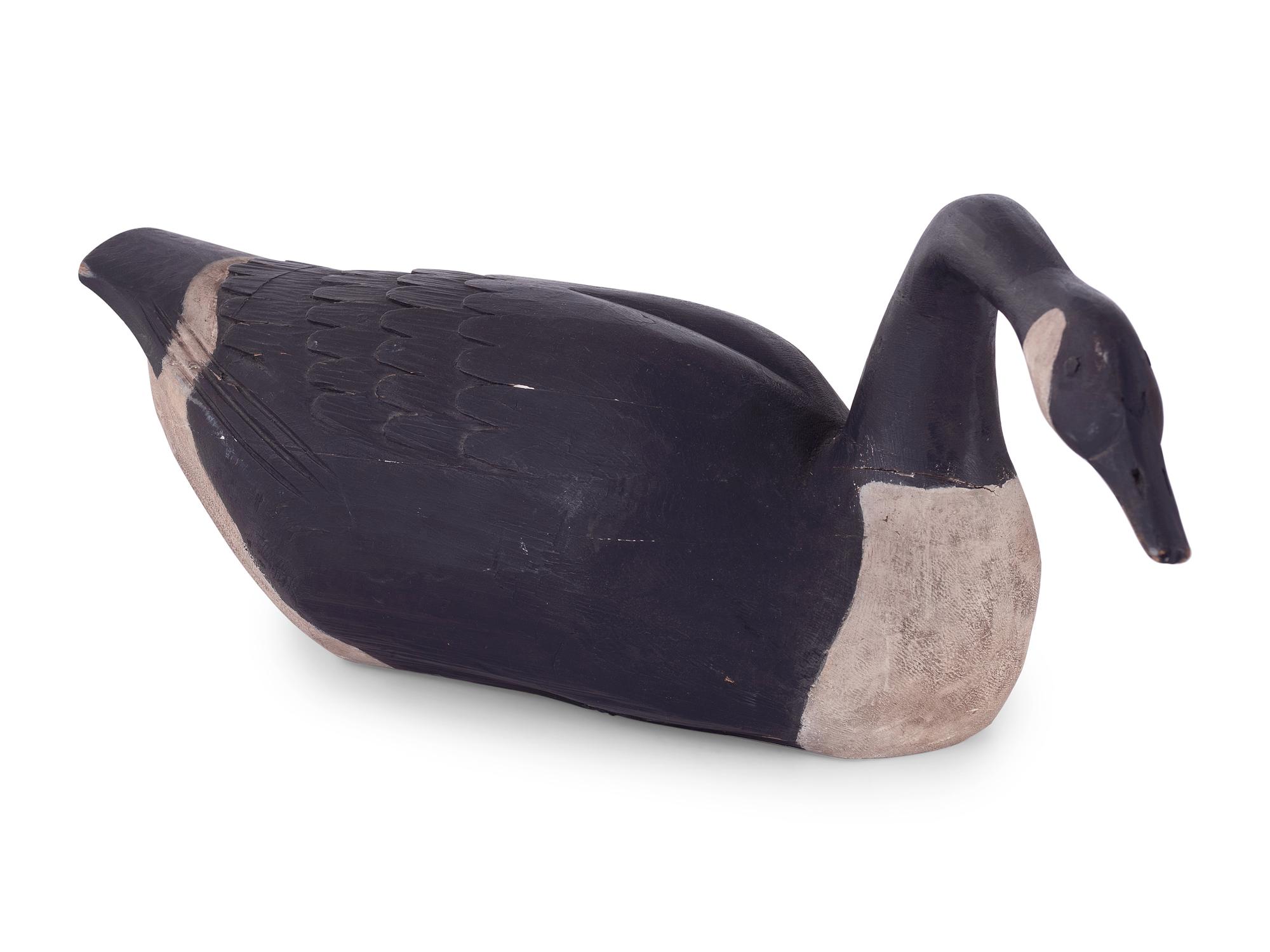Three Painted Goose Decoys