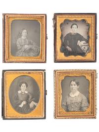 [EARLY PHOTOGRAPHY]. 23 sixth plate daguerreotypes of women with severe or unpleasant expressions, incl. VAN LOAN and BOGARDUS examples.