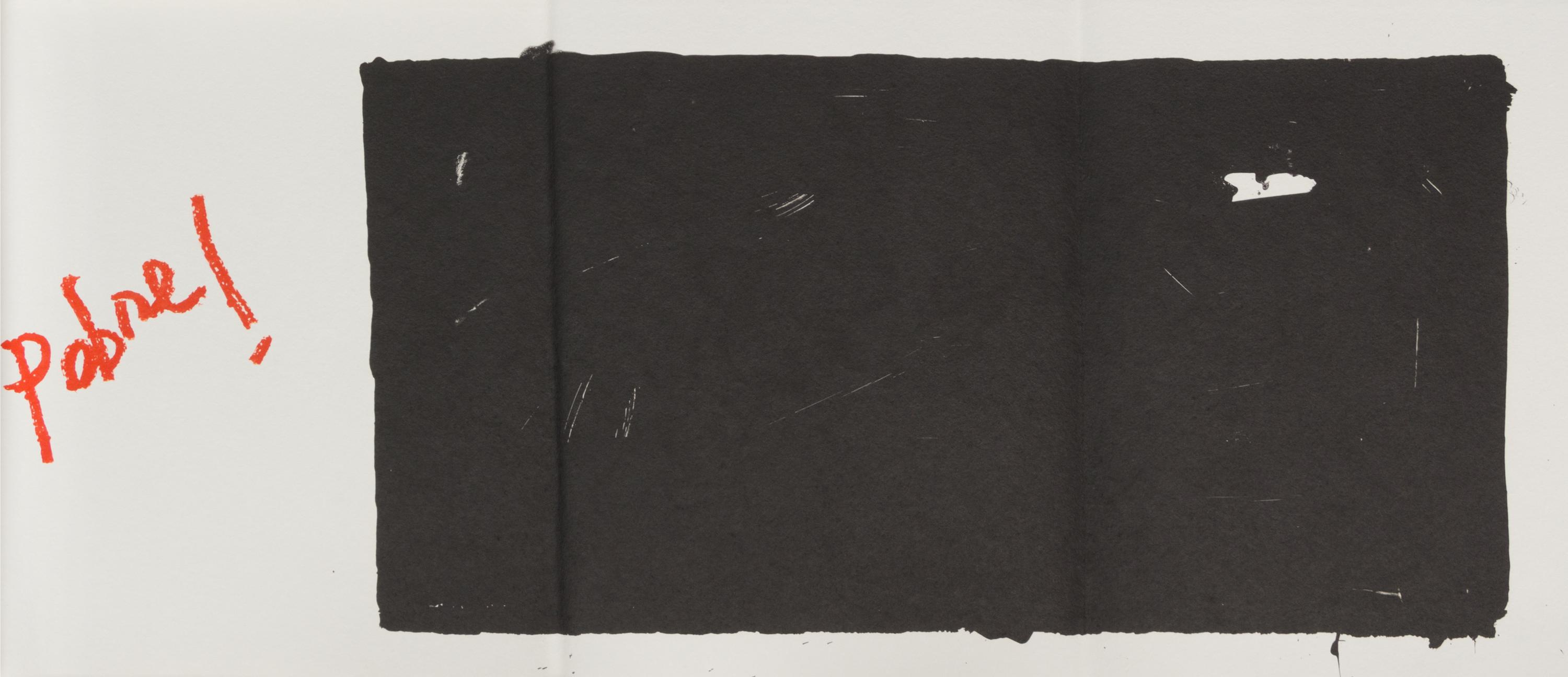 Robert Mortherwell, (American, 1915-1991), El Negro, 1983 (Book comprising 19 lithographs illuminating the poem El Negro Motherwell by