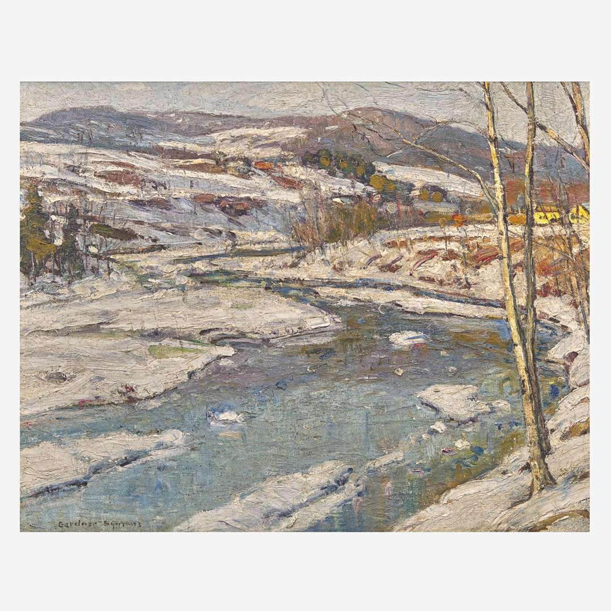 George Gardner Symons (American, 1863–1930) Connecticut Hills in Winter
