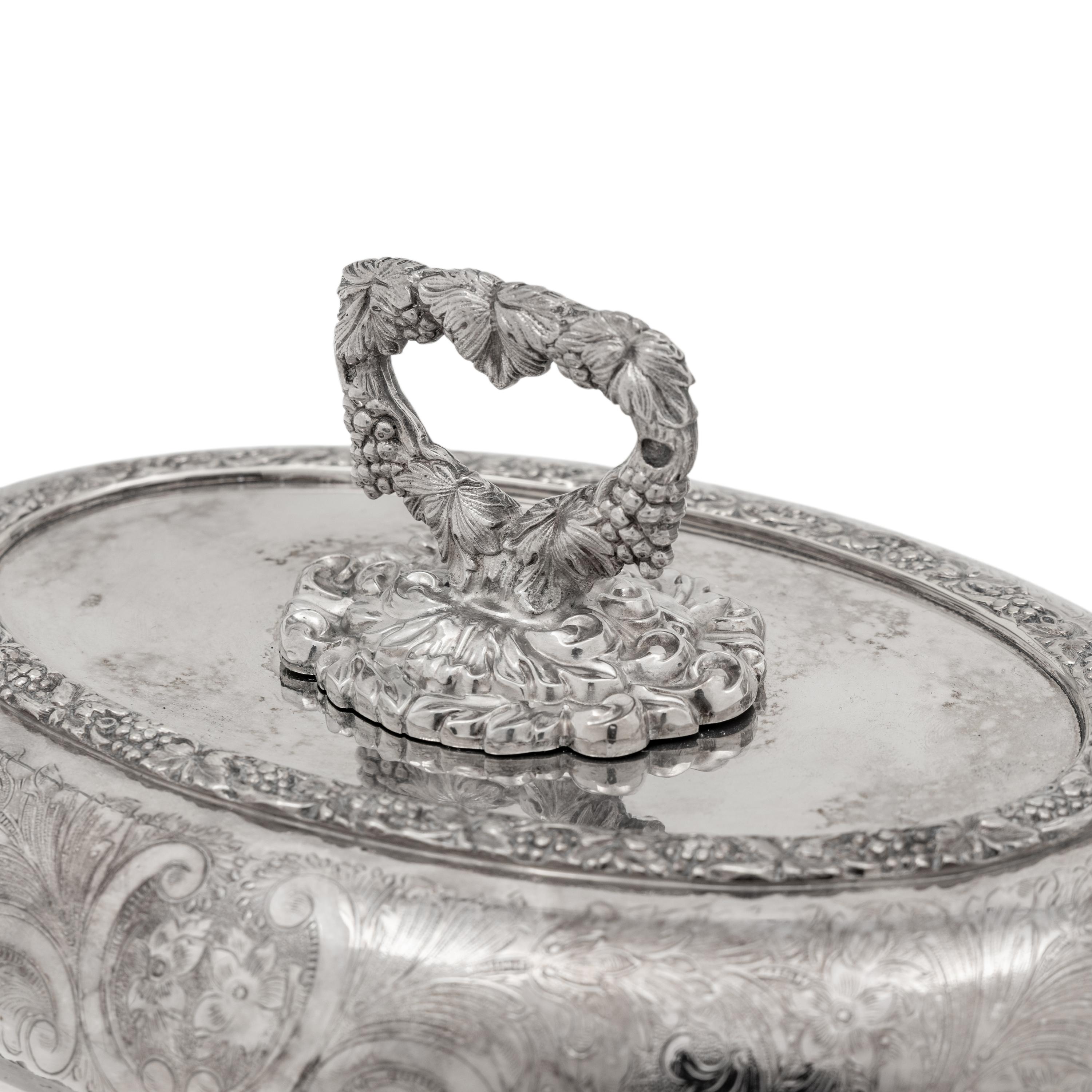 Two Silver-Plate Table Articles