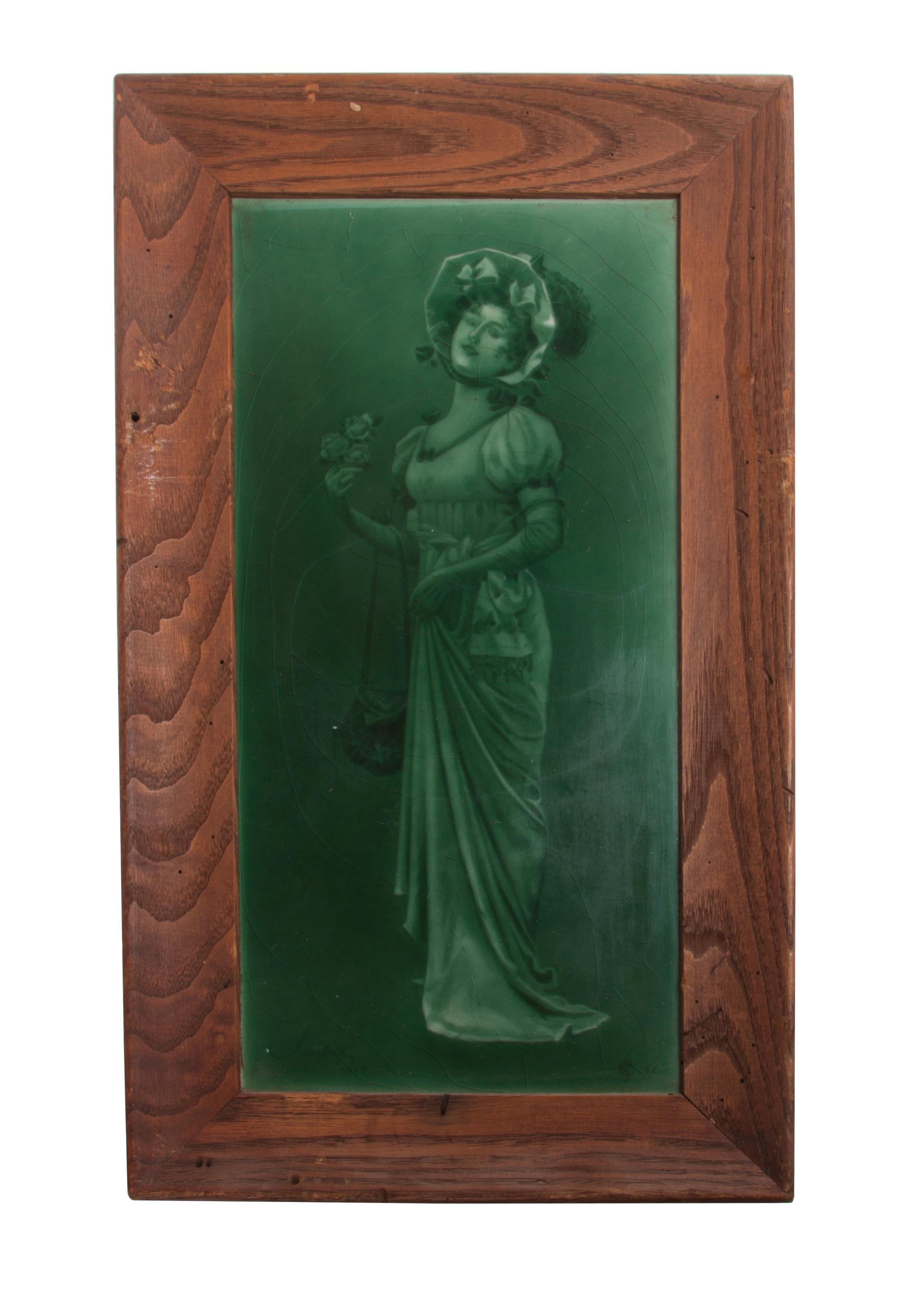 Five Victorian Plaques Height 12 inches.