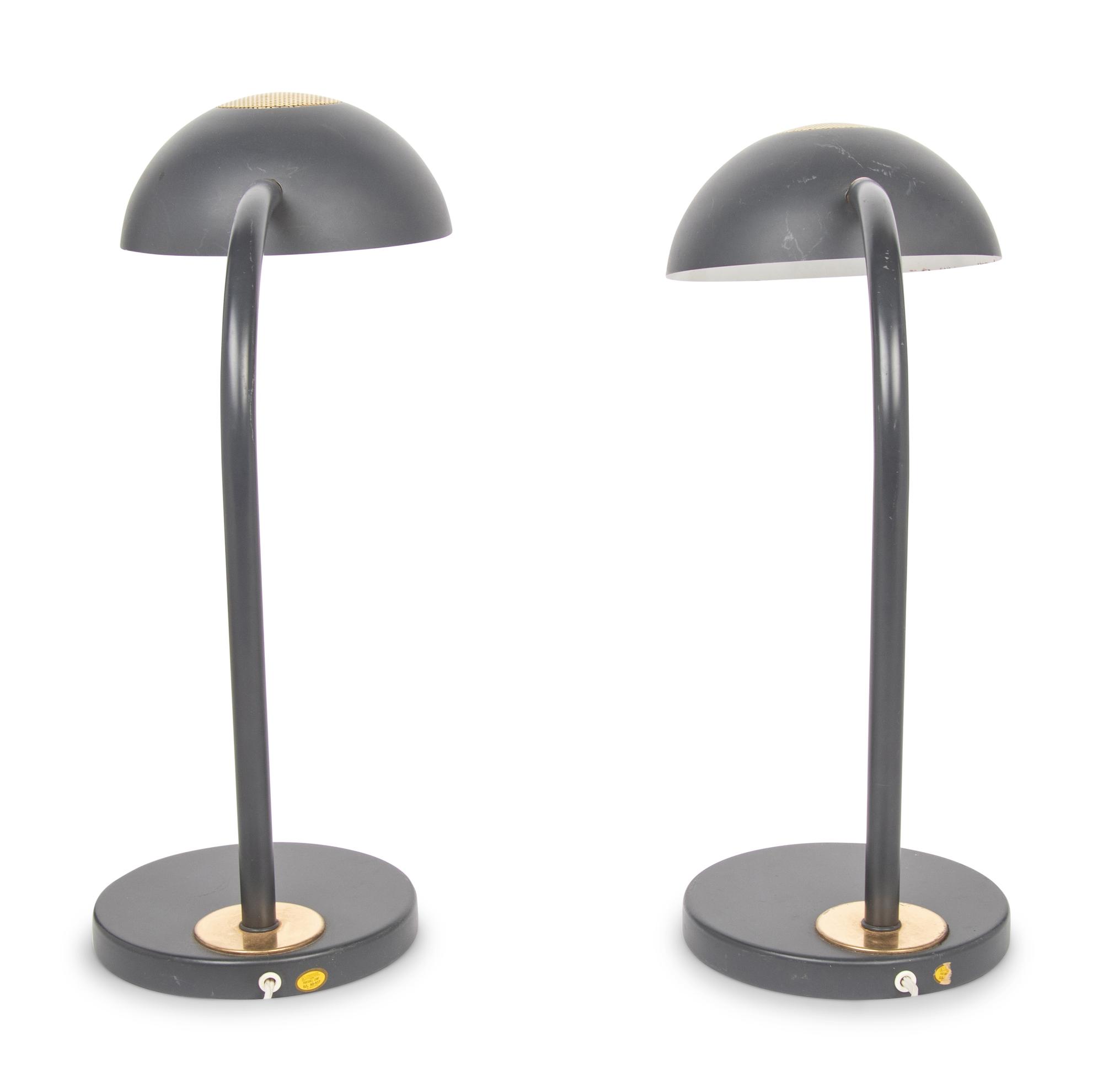 Pair of Adjustable Table Lamps, c. 1970