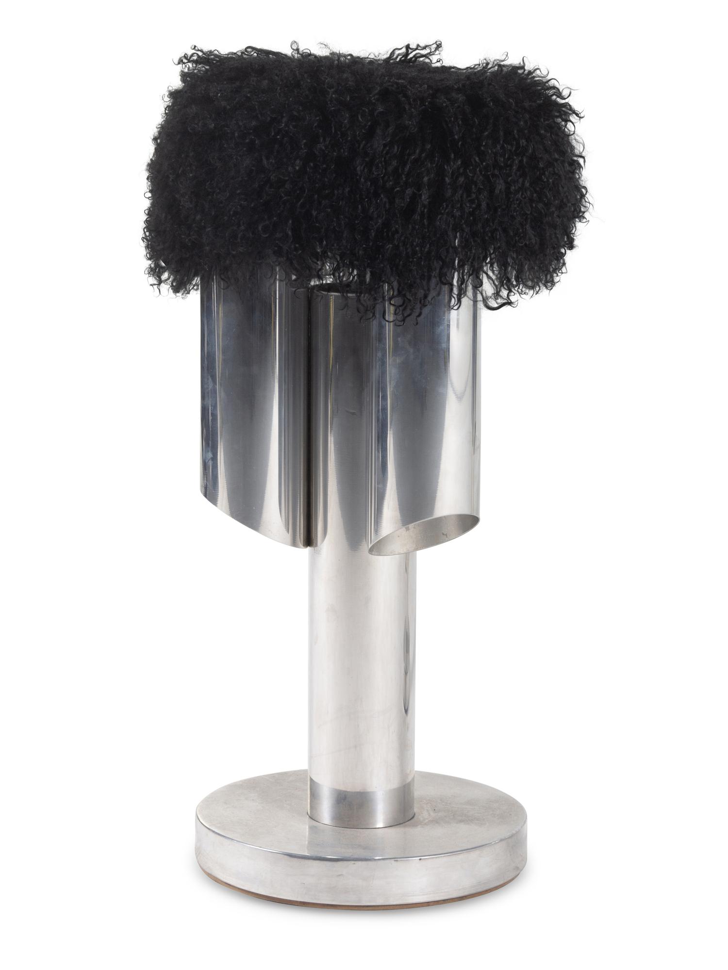 Set of Three Sculptural Bar Stools