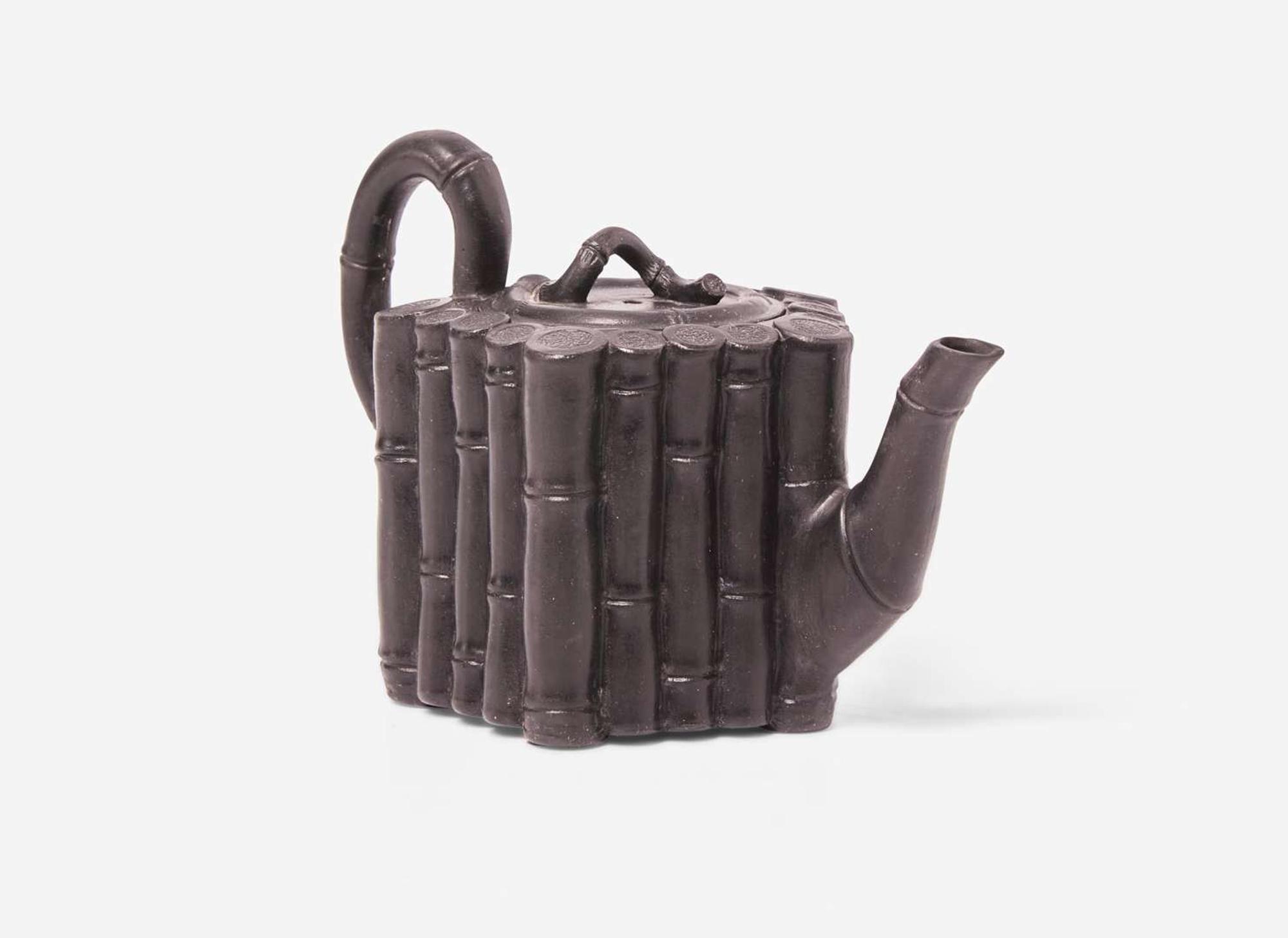 A Wedgwood & Bentley Black Basalt Teapot, UK, 1770s