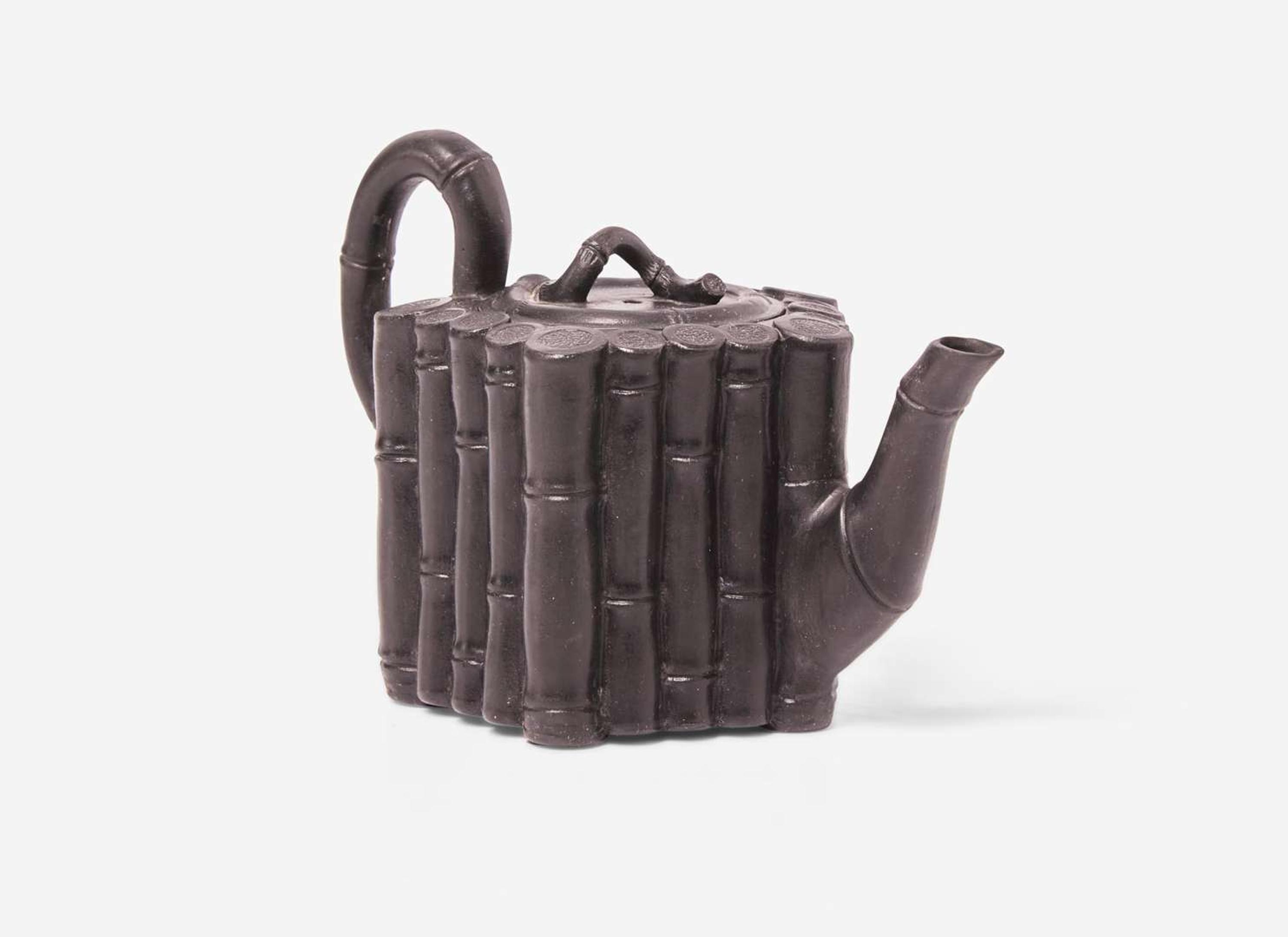 A Wedgwood & Bentley Black Basalt Teapot, UK, 1770s