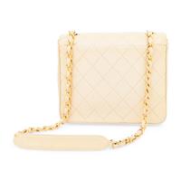 Chanel, Flap Bag in Quilted Ecru Leather