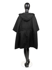 Prada Hooded Zip-front Poncho, 1990-2000s