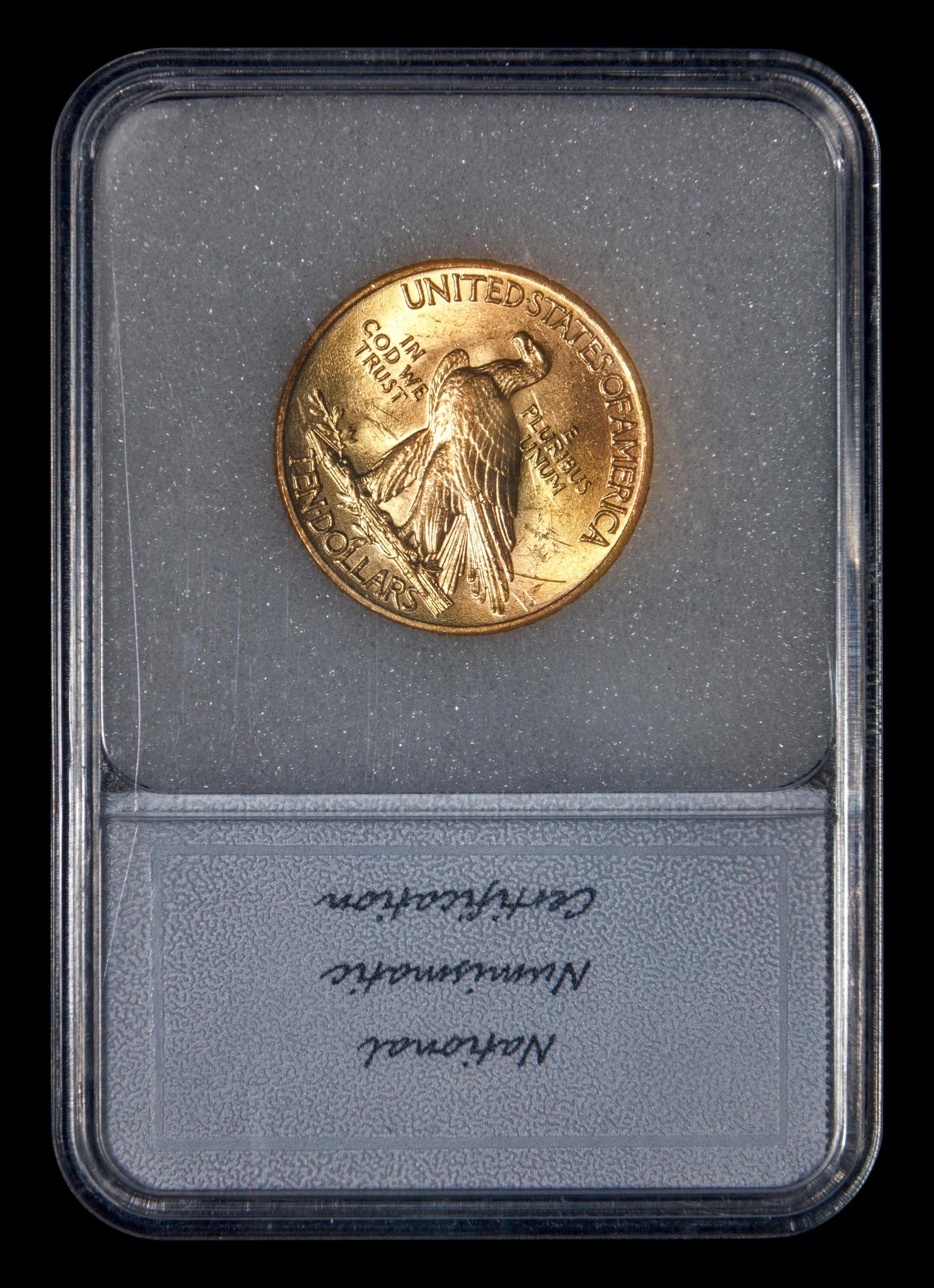 A 1932 Indian Head $10 Gold Coin