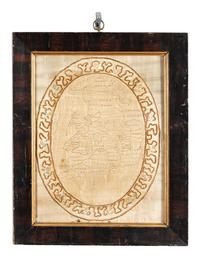 An English Needlework Map of England