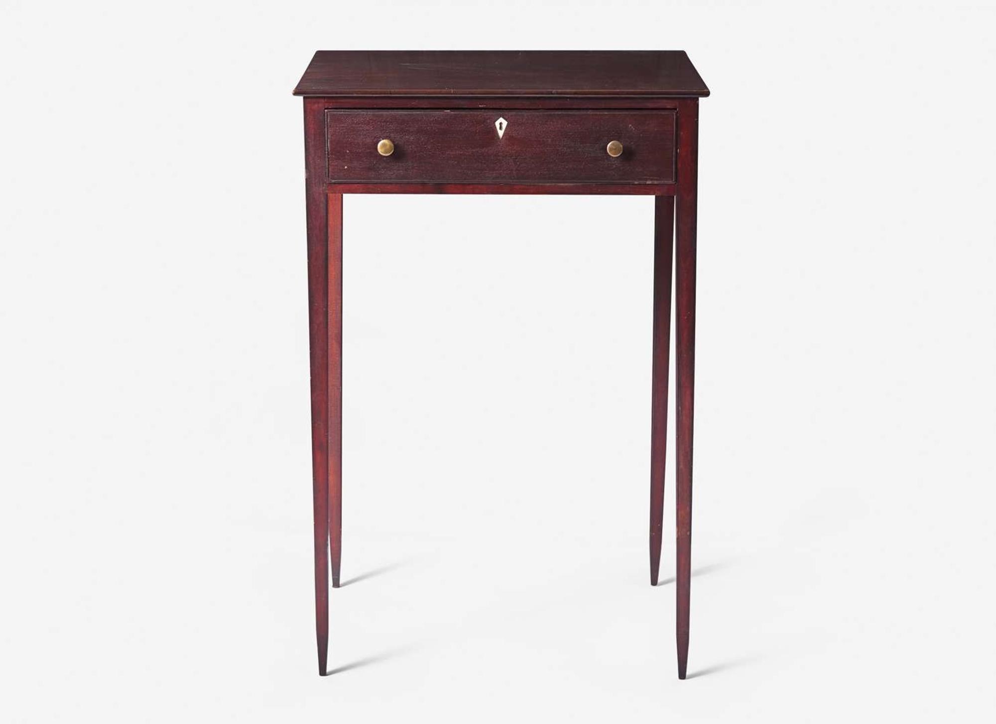 A Federal cherry one-drawer stand, circa 1800