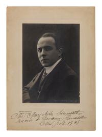 Giovanni Zenatello (1876-1949) black and white photograph…