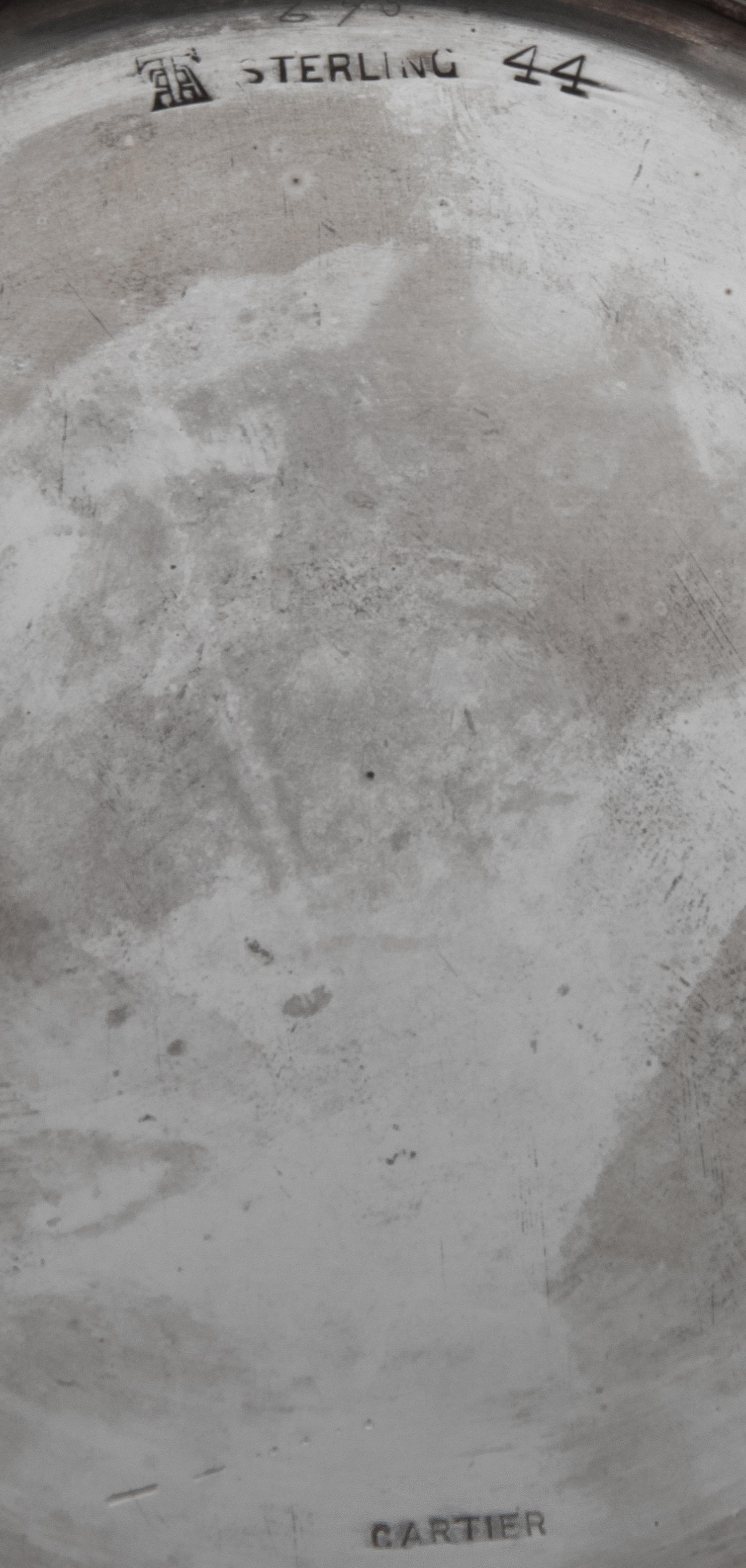 Cartier Round Footed Plate