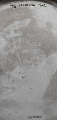 Cartier Round Footed Plate