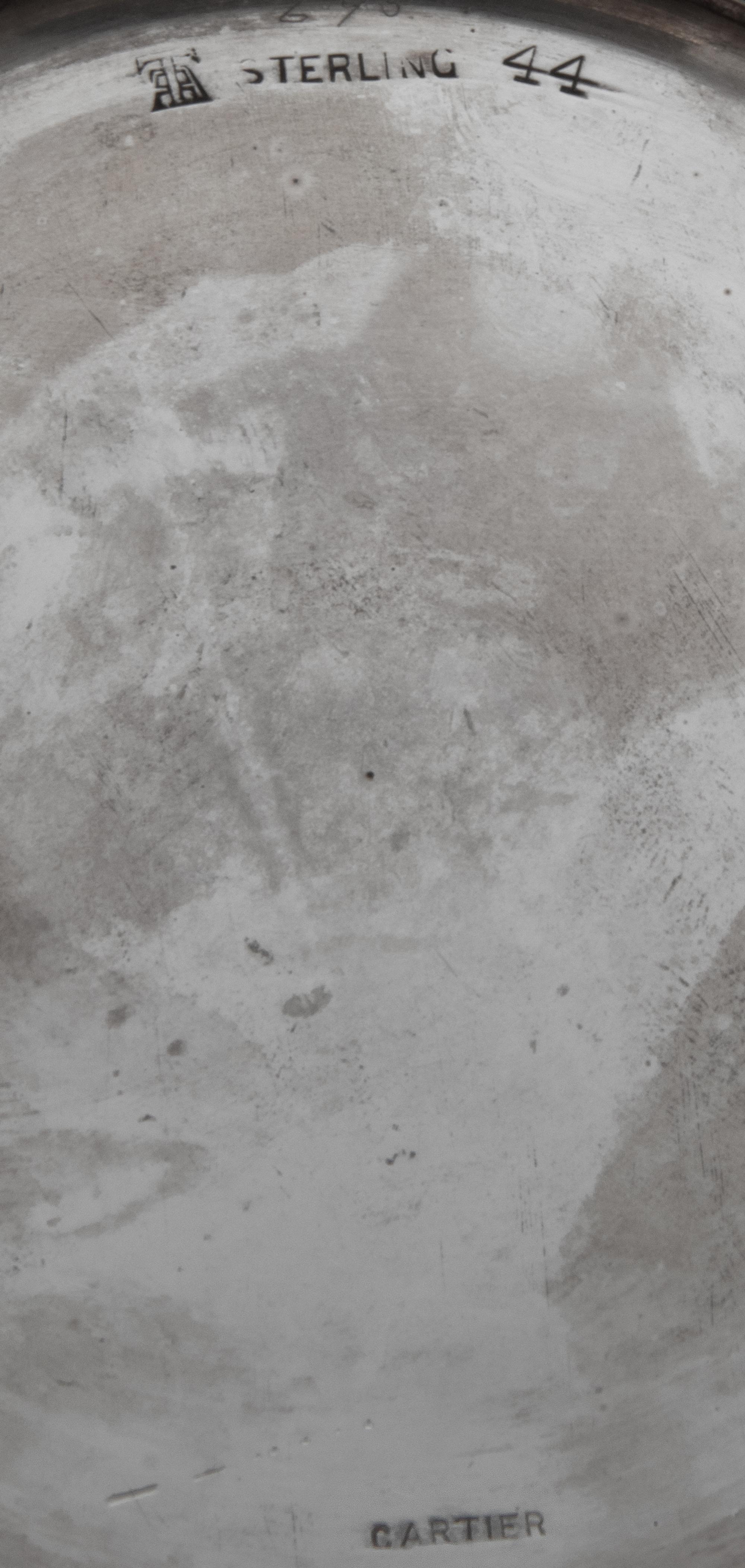 Cartier Round Footed Plate