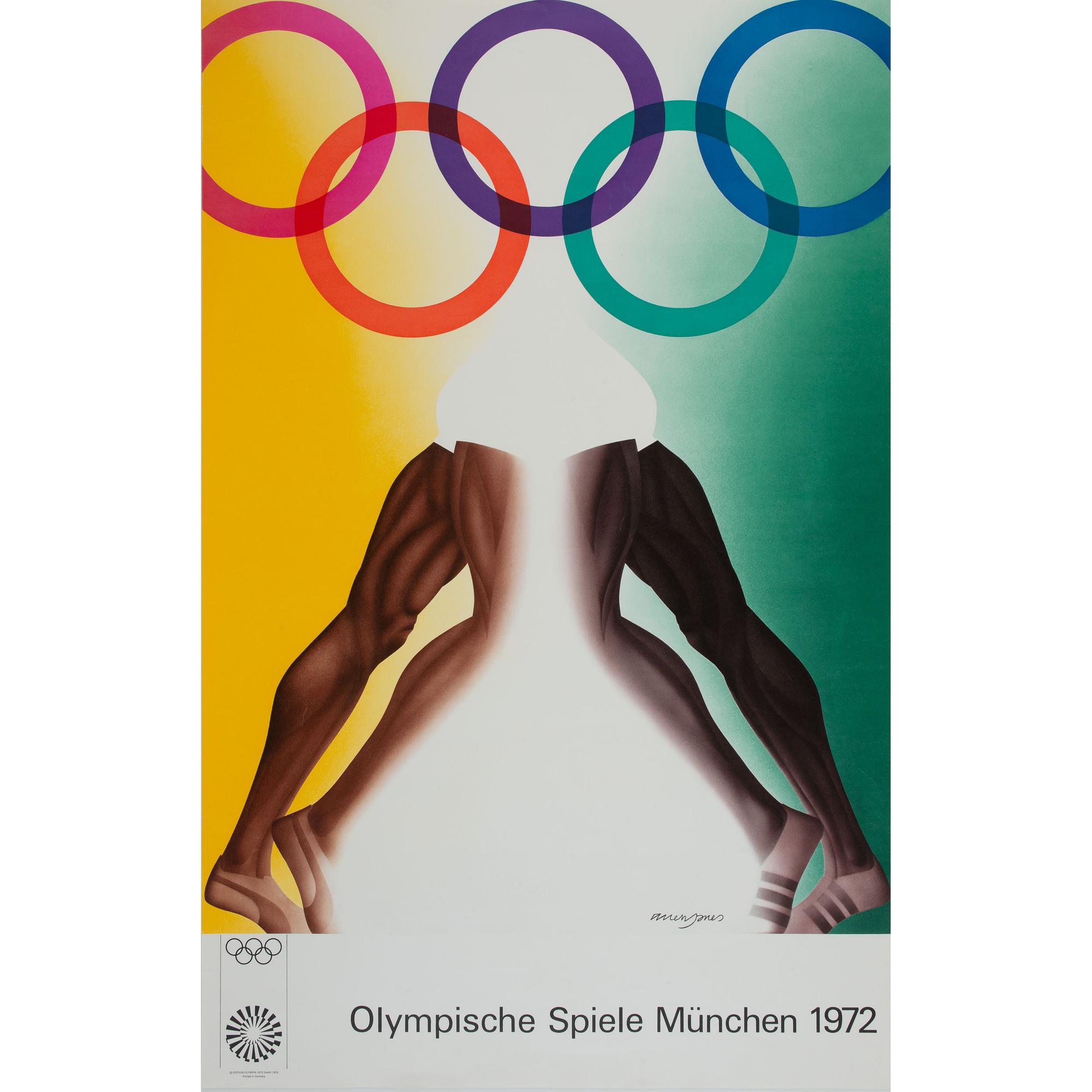 Five Exhibition Posters for the 1972 Munich Olympics