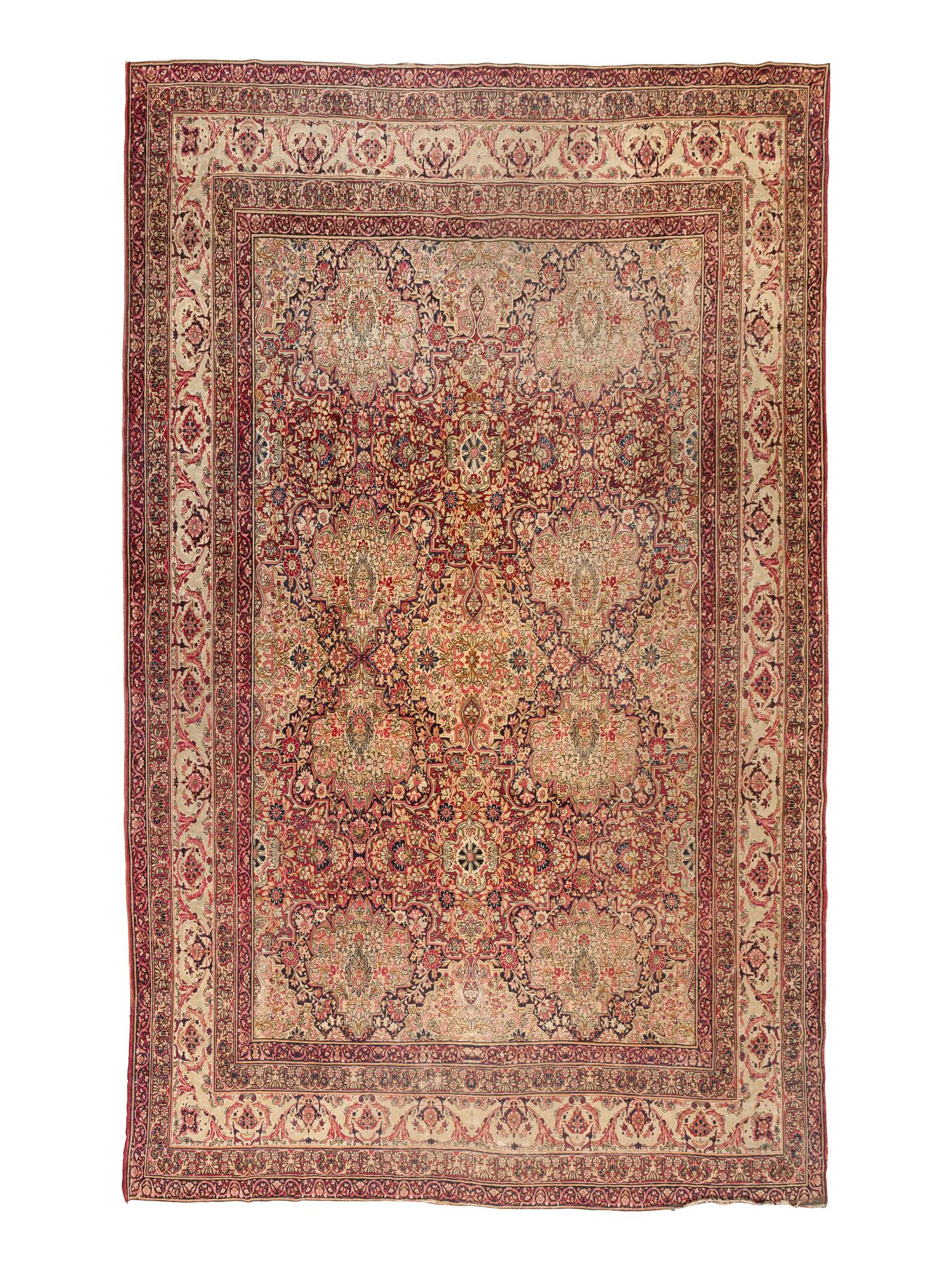 A Kirman Wool Rug