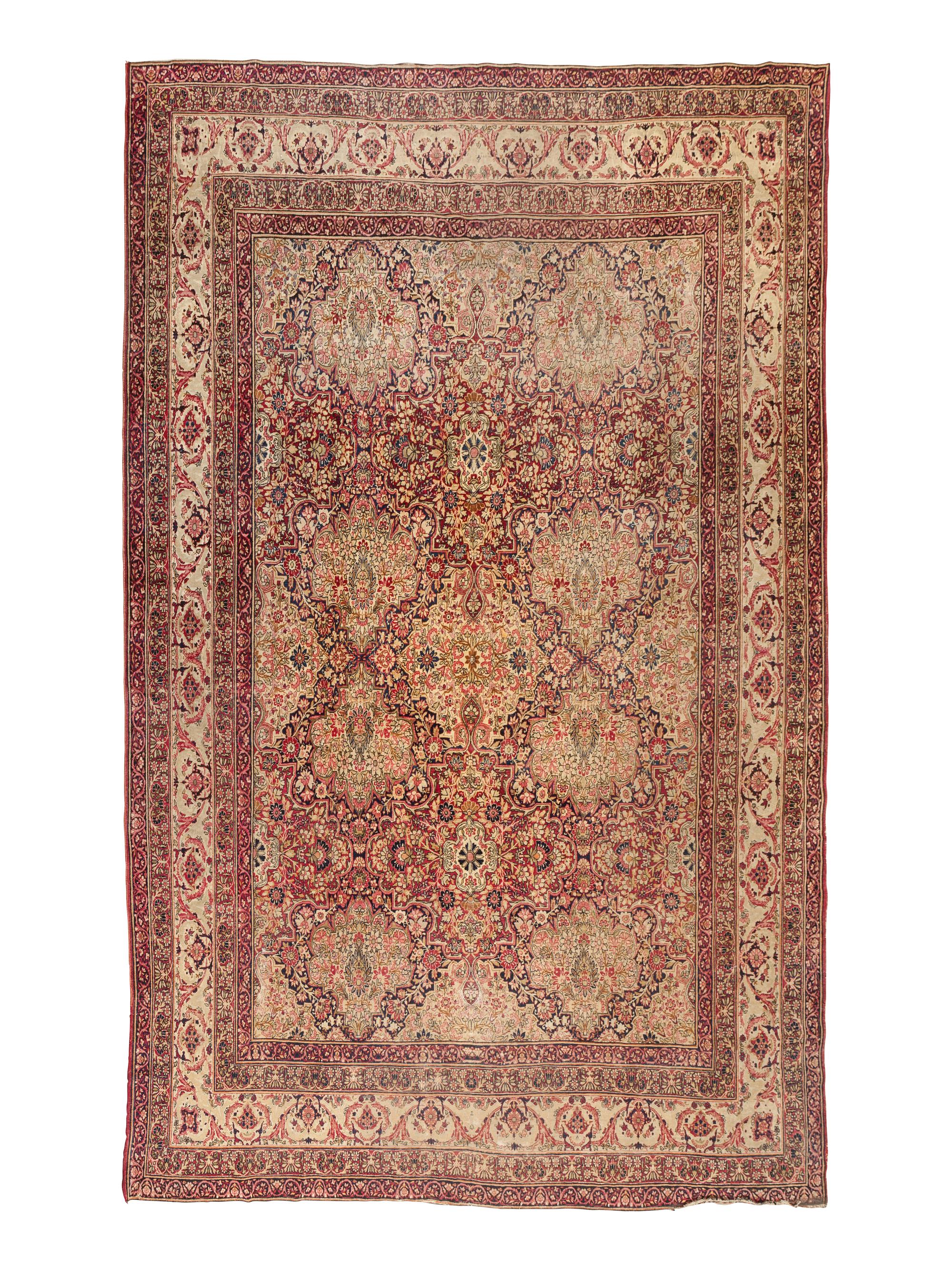 A Kirman Wool Rug
