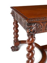 A Renaissance Style Carved Walnut Table
