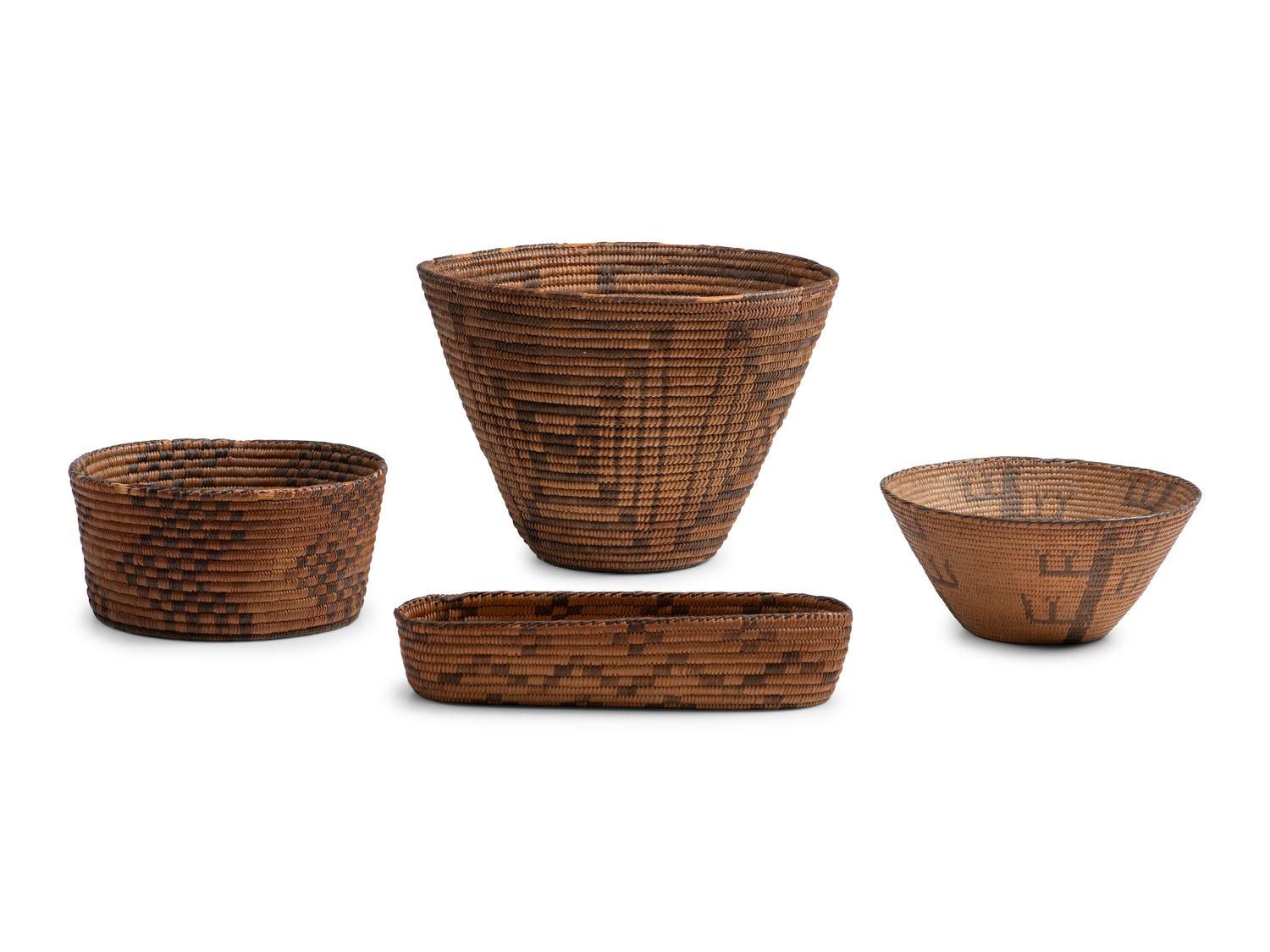 Akimel O'odham Baskets