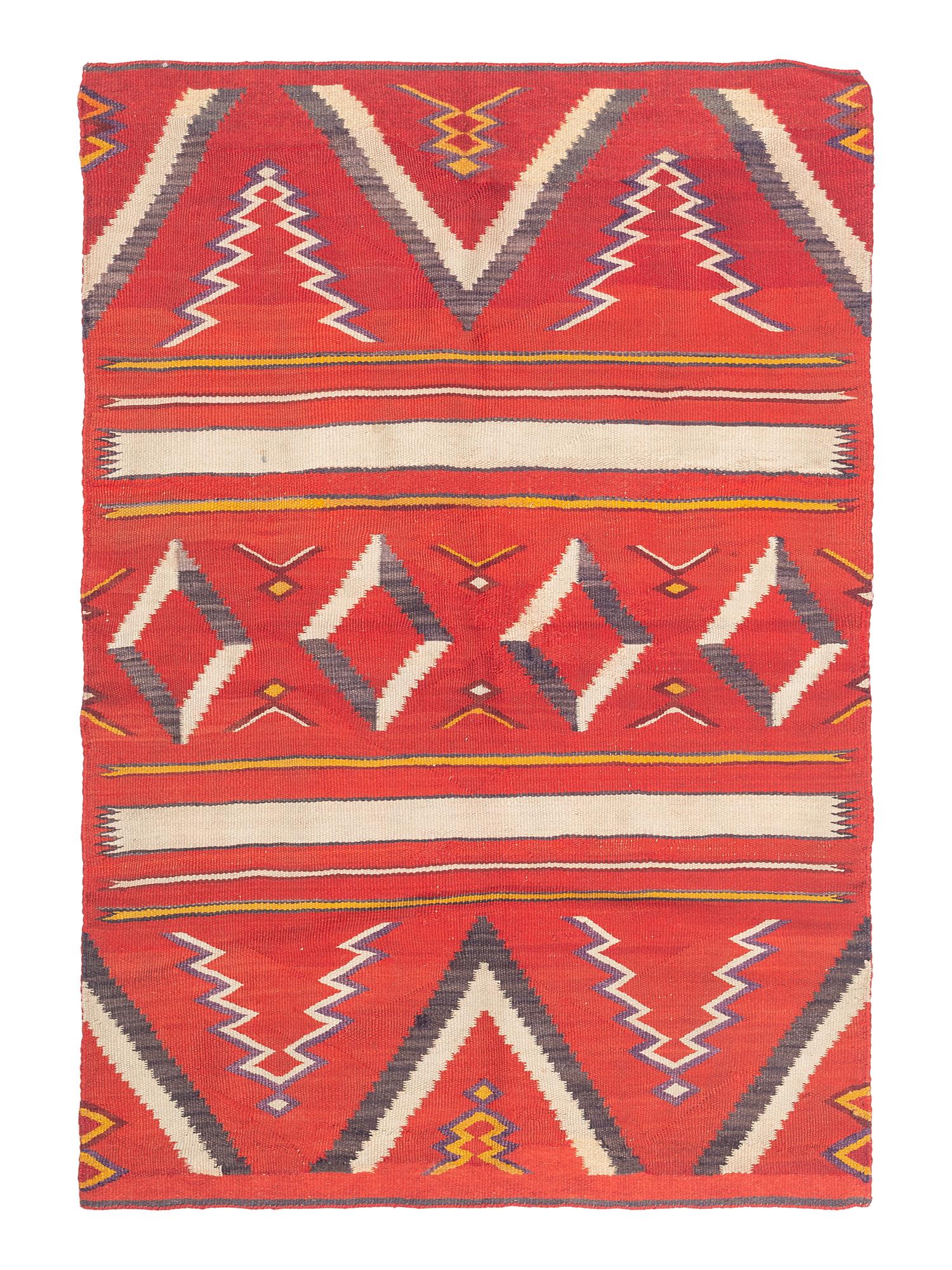 Navajo Late Classic Child's Blanket / Rug