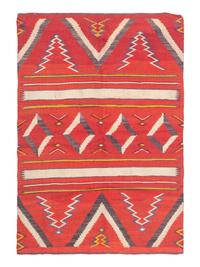 Navajo Late Classic Child's Blanket / Rug
