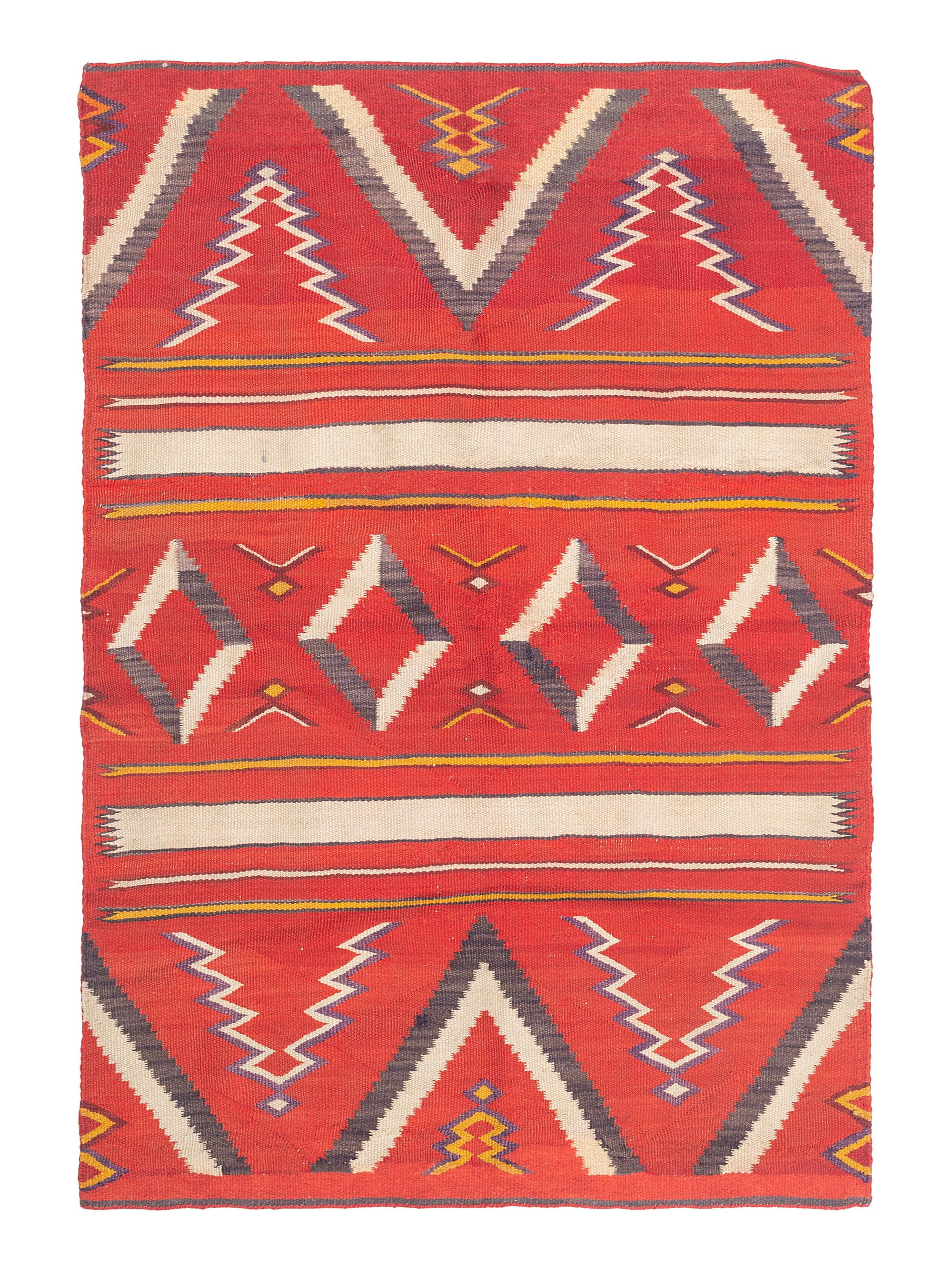 Navajo Late Classic Child's Blanket / Rug