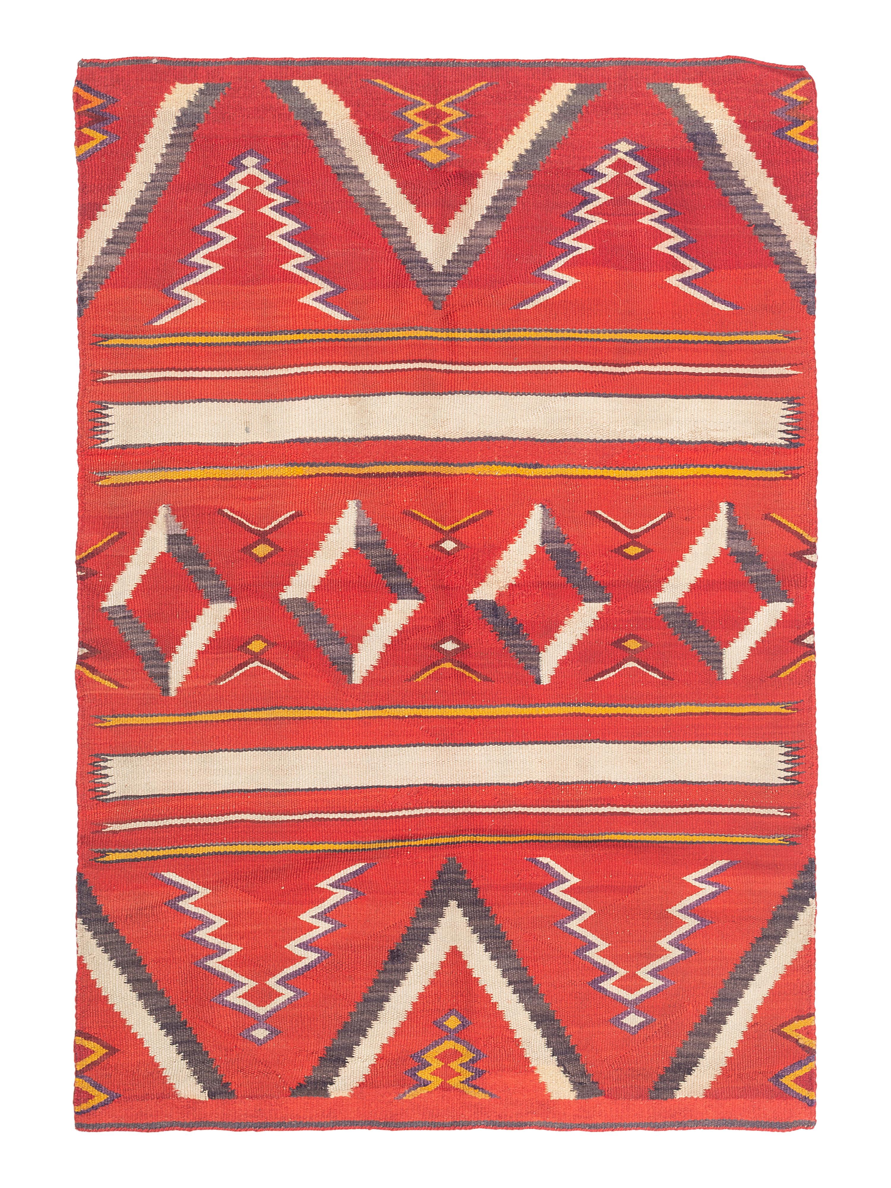 Navajo Late Classic Child's Blanket / Rug