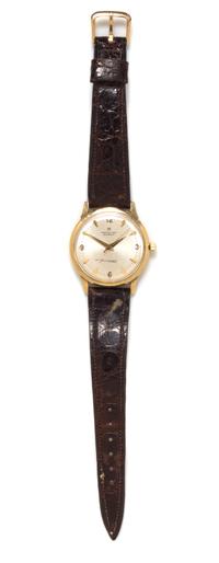 A 10 Karat Yellow Gold "Thin-o-Matic" Wristwatch, Hamilton, Circa 1960's,