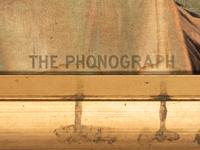 An Edison Phonograph Advertising Lithograph