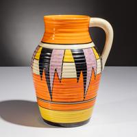 Clarice Cliff (English, 1899–1972) — New Flag pattern Lotus Jug