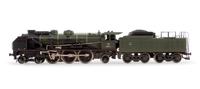 A Group of Polychrome Model Trains